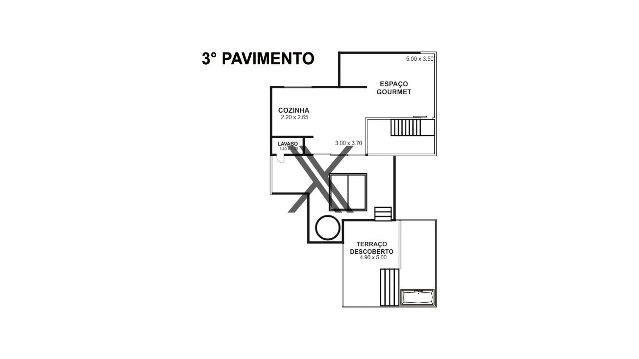 3D PLAN - THIRD FLOOR