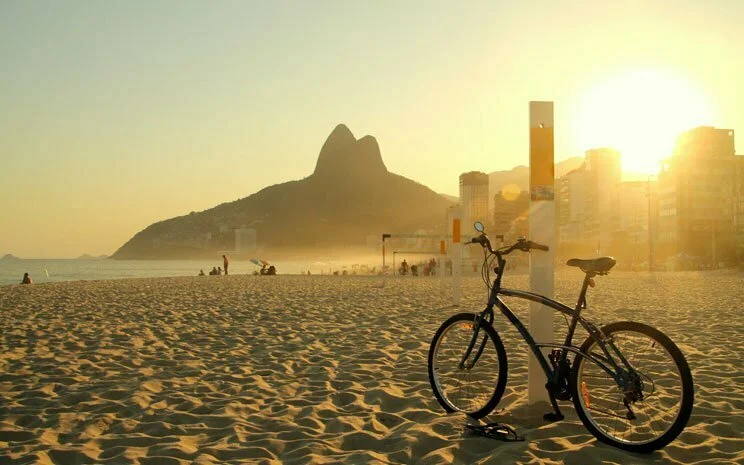morro dois irmaos leblon beach rio de janeiro brazil