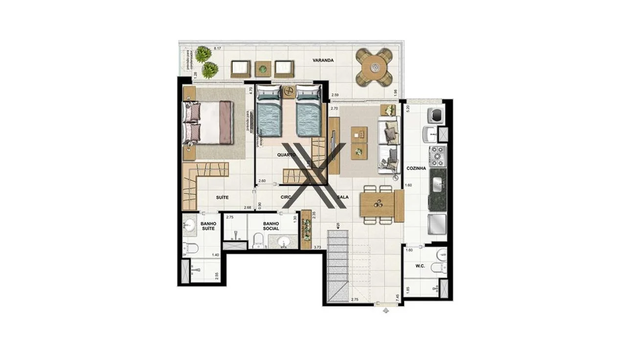 3D Plan - First Floor