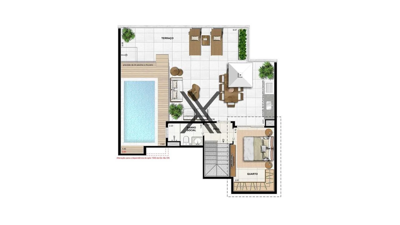 3D Plan - Second Floor