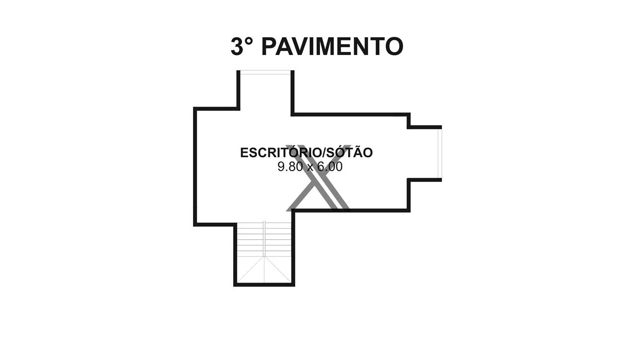 3D Plan - Third Floor