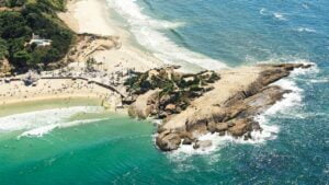 Arpoador Beach in Ipanema, Rio de Janeiro