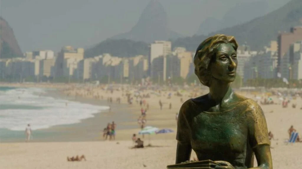 Clarice Lispector Statues in Copacabana Rio de Janeiro
