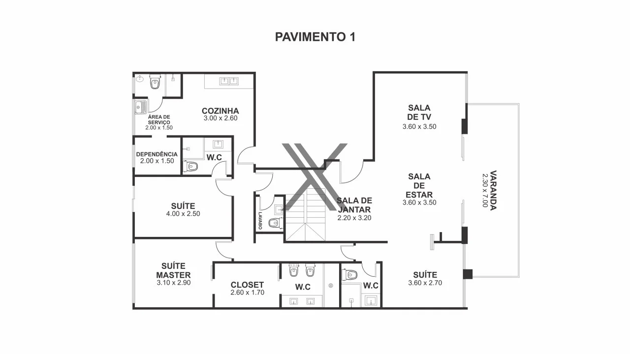 3D Plan - First floor