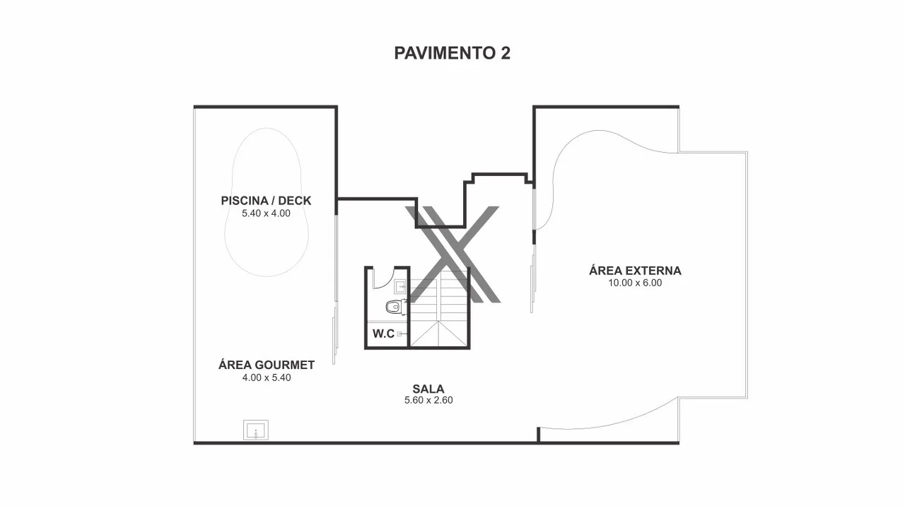 3D Plan - Second floor